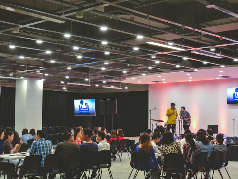 College students collaborating on a project